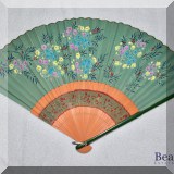 D40. Green asian fan - $14 